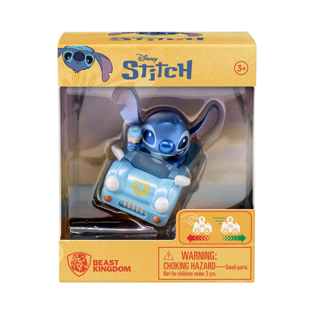 YuMe - Zoom Hero Stitch with Mini Pull Back Vehicles - Window Box - Assorted
