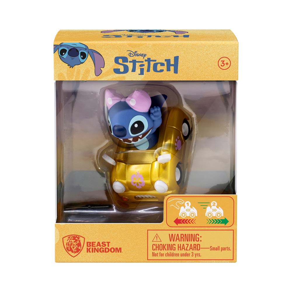 YuMe - Zoom Hero Stitch with Mini Pull Back Vehicles - Window Box - Assorted