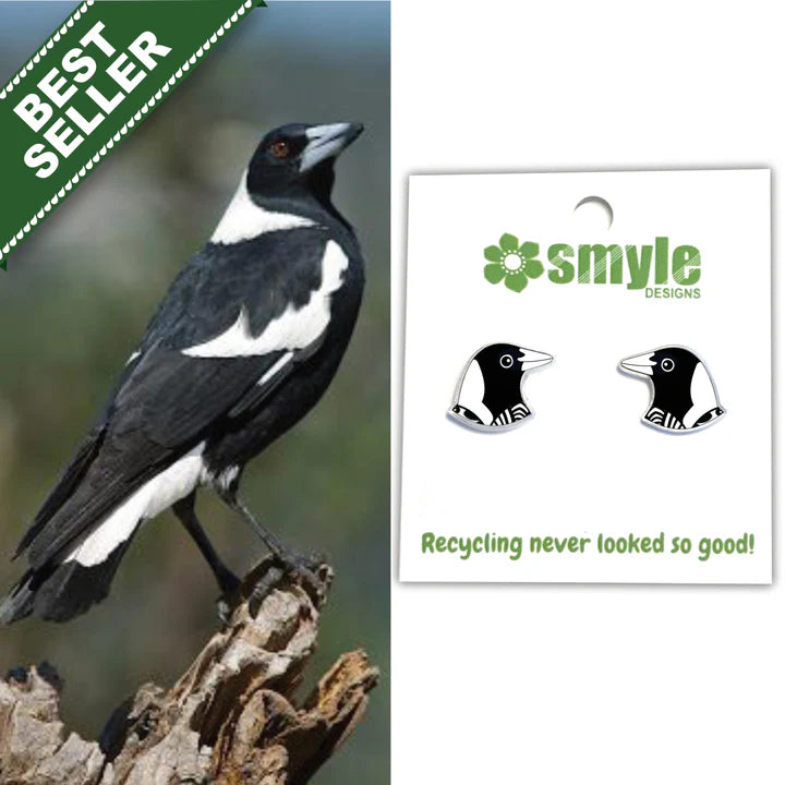 Magpie Studs By Smyle Designs
