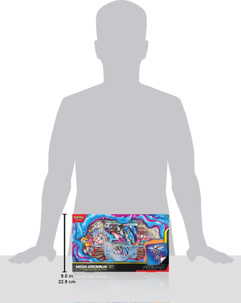 Pre-Order Pokémon TCG Mega Greninja ex Premium Collection