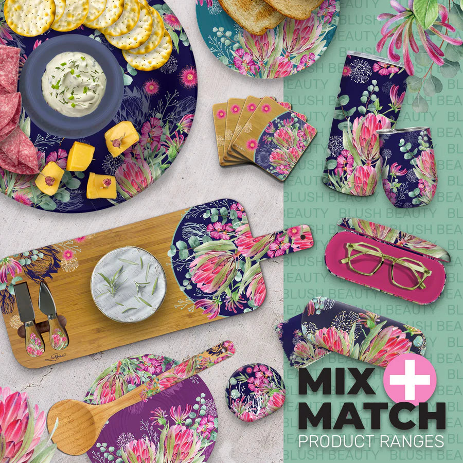 Lisa Pollock Melamine Plate Set – Blush Beauty