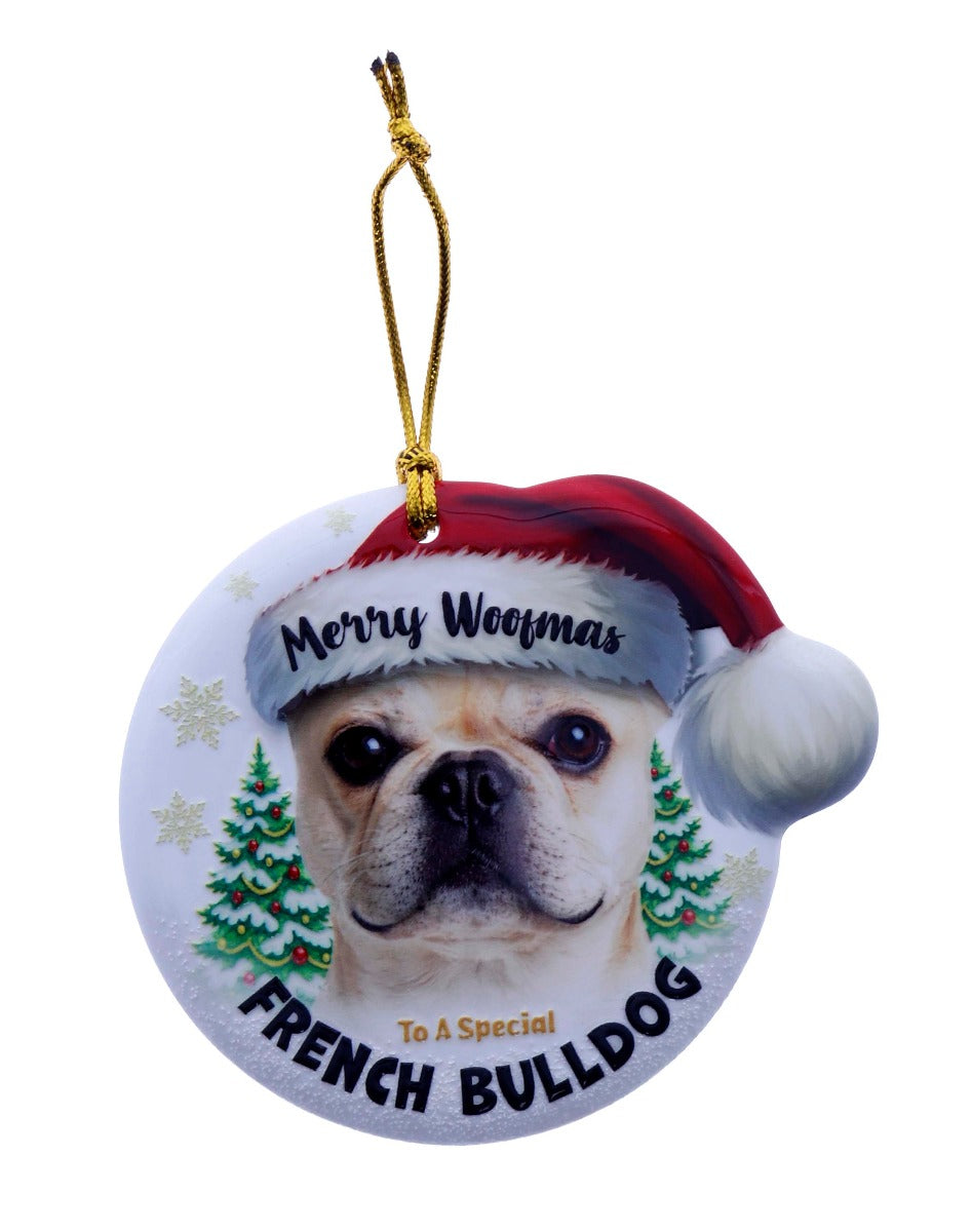 Christmas Sentiments Hanging Ceramic Pet Plaque
