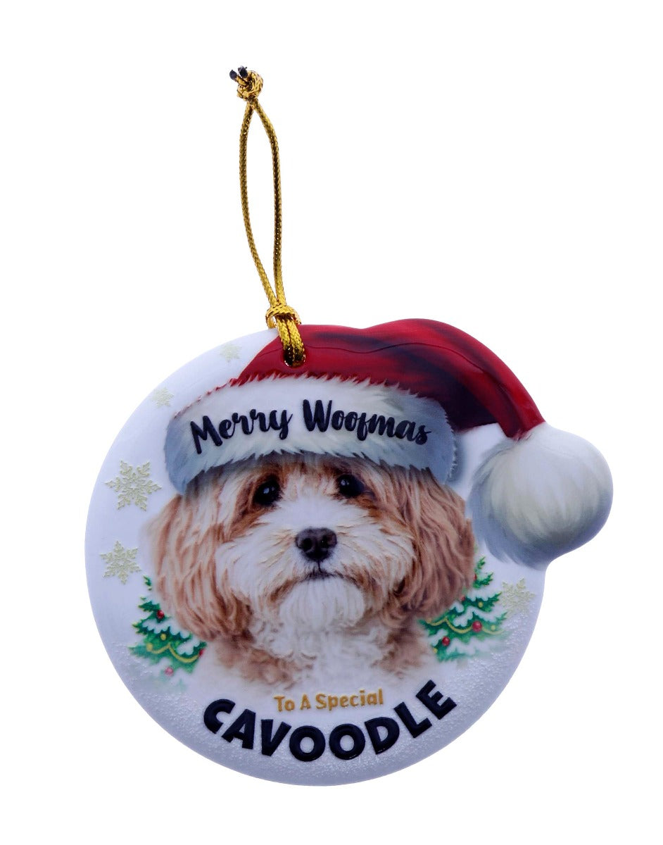 Christmas Sentiments Hanging Ceramic Pet Plaque