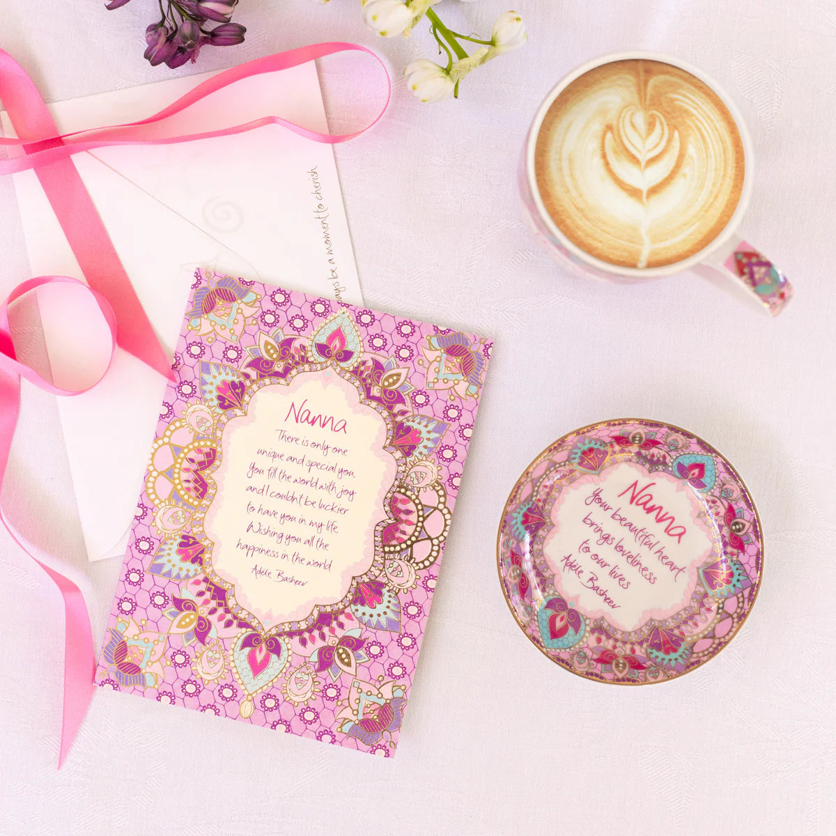 Intrinsic Nanna Greeting Card by Adele Basheer