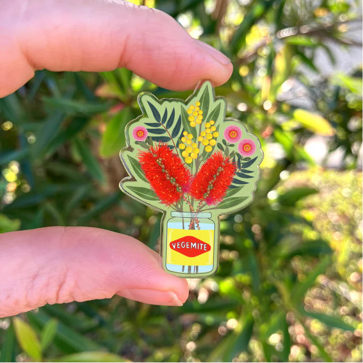 Native Flowers Pin by Smyle Designs