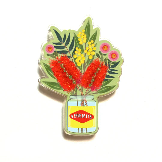 Native Flowers Pin by Smyle Designs