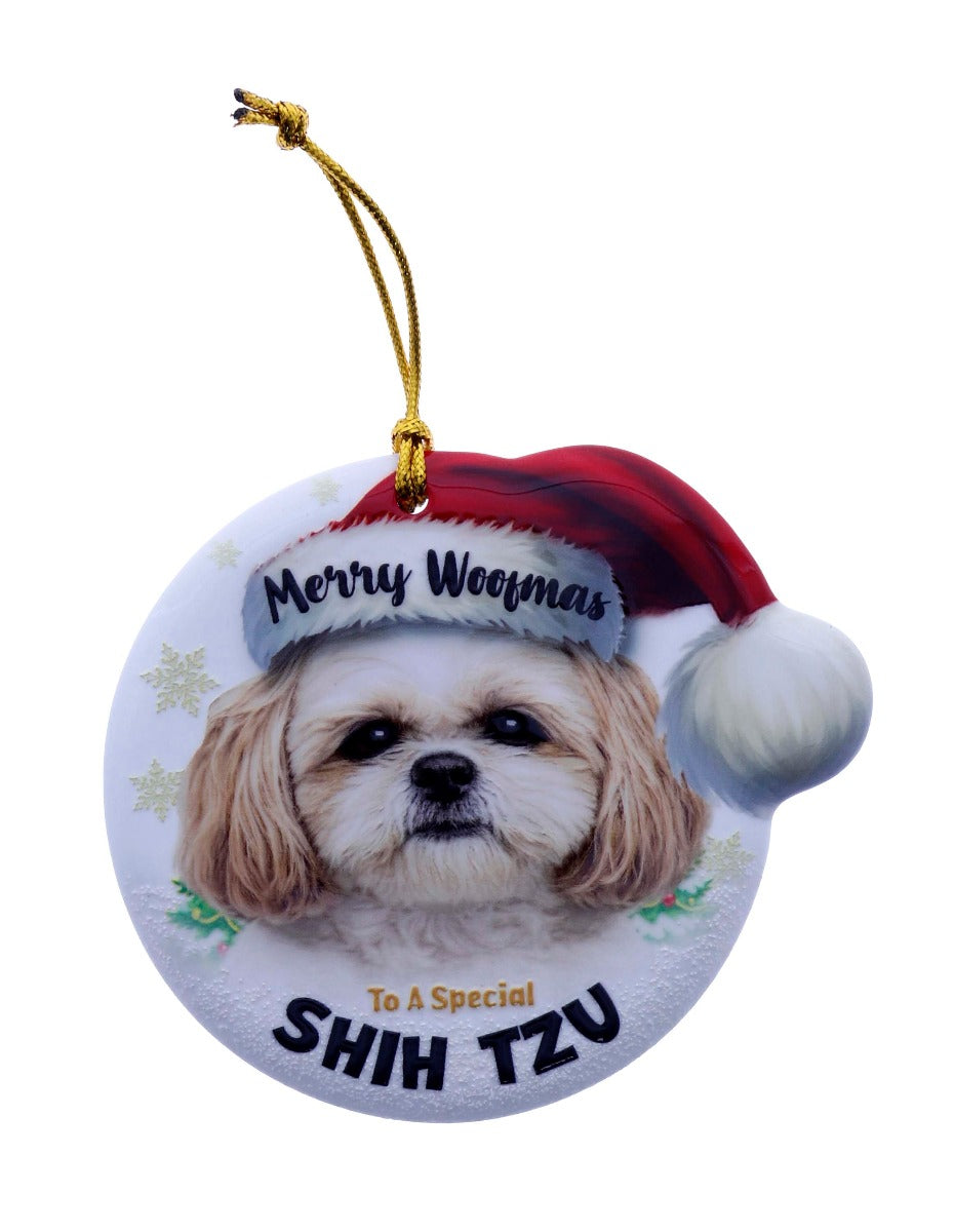 Christmas Sentiments Hanging Ceramic Pet Plaque