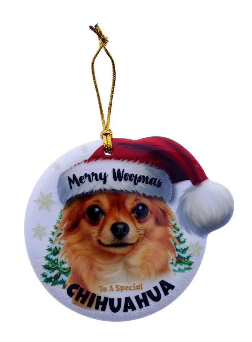 Christmas Sentiments Hanging Ceramic Pet Plaque