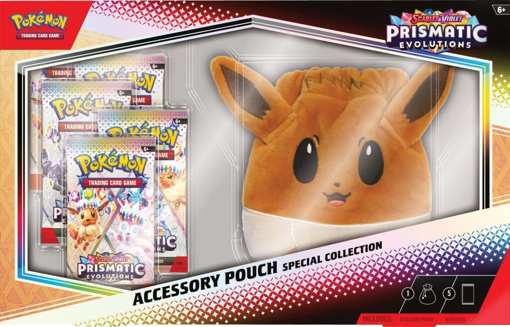 POKÉMON TCG Scarlet & Violet 8.5 Prismatic Evolutions Accessory Pouch