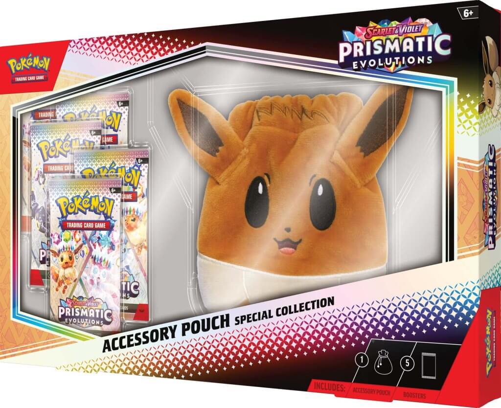 POKÉMON TCG Scarlet & Violet 8.5 Prismatic Evolutions Accessory Pouch