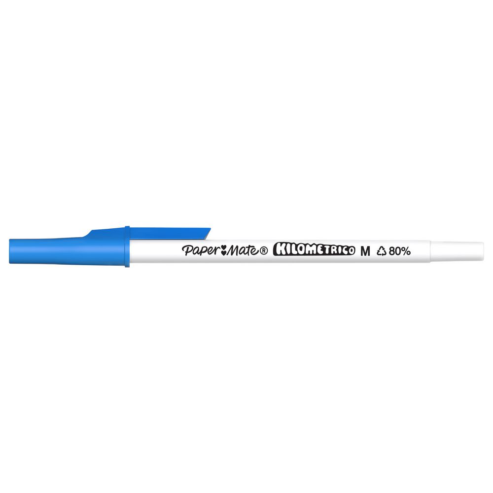 Paper Mate Kilometrico Ballpoint Pens Blue 1.0mm Medium Nib 50 Pack