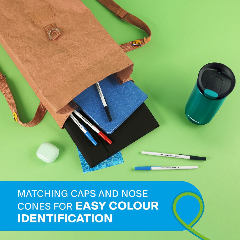 Paper Mate Kilometrico pens made from 80% recycled plastics