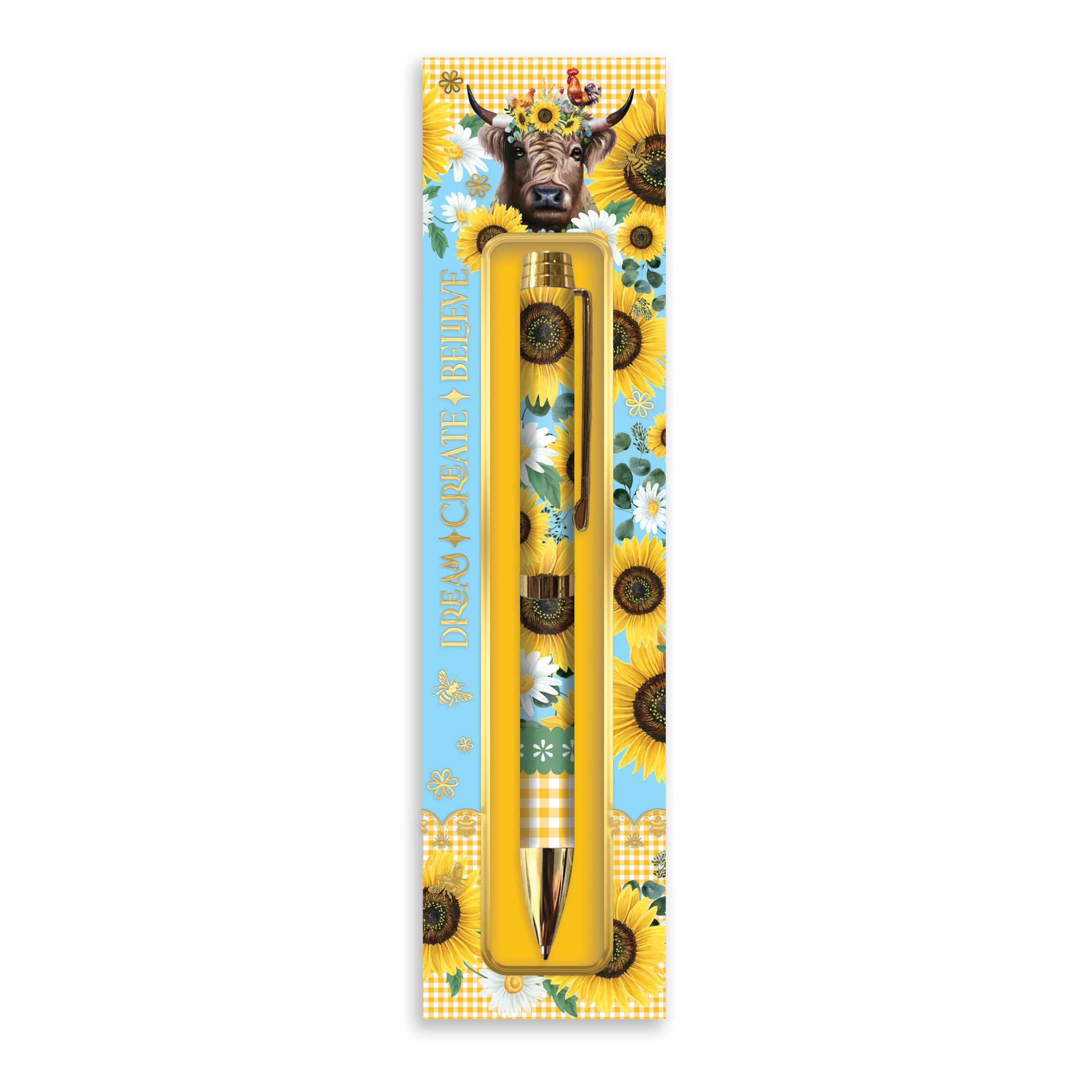 Lisa Pollock Designer Pen - Sunny Country Premium Ballpoint Pen in a Box