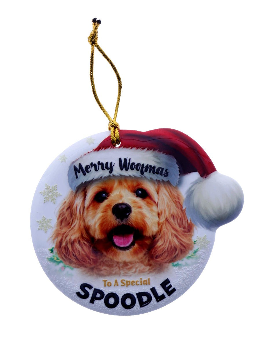 Christmas Sentiments Hanging Ceramic Pet Plaque