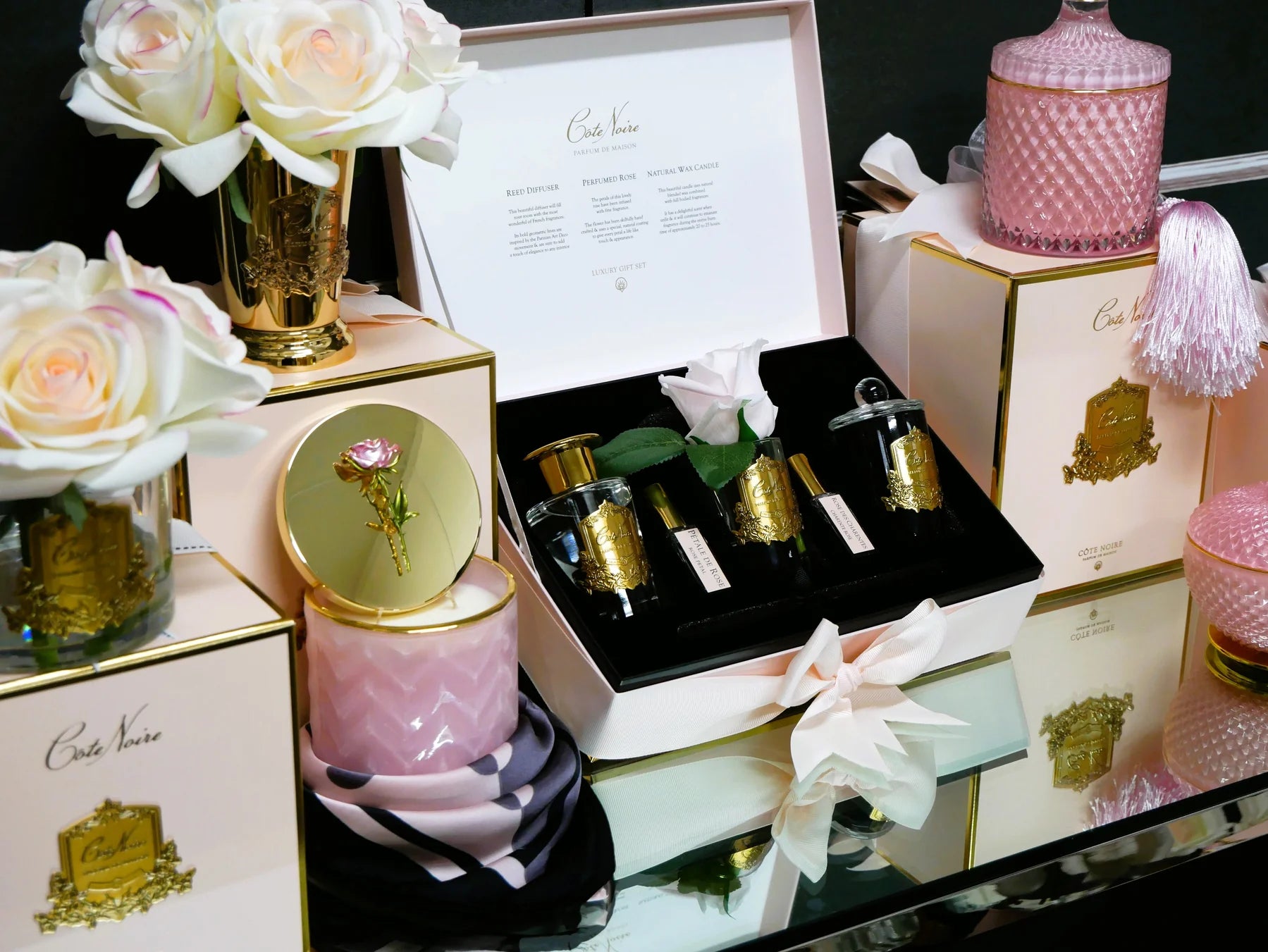 Cote Noire - Luxury Gift Set - Charente Rose - GP02