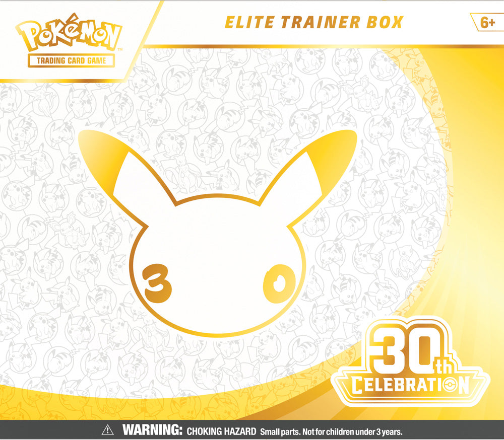 Pre-Order Pokémon TCG: 30th Celebration Elite Trainer Box - Releasing September