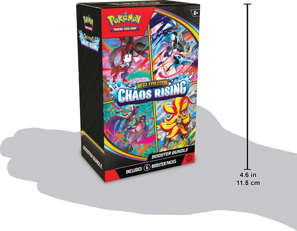 Pre-Order Pokémon TCG: Mega Evolution Chaos Rising Booster Bundle