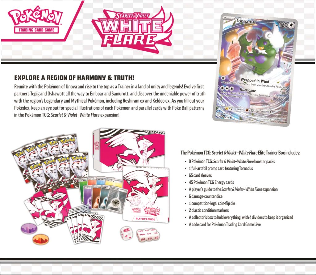 Pokémon TCG: Scarlet & Violet—White Flare Elite Trainer Box