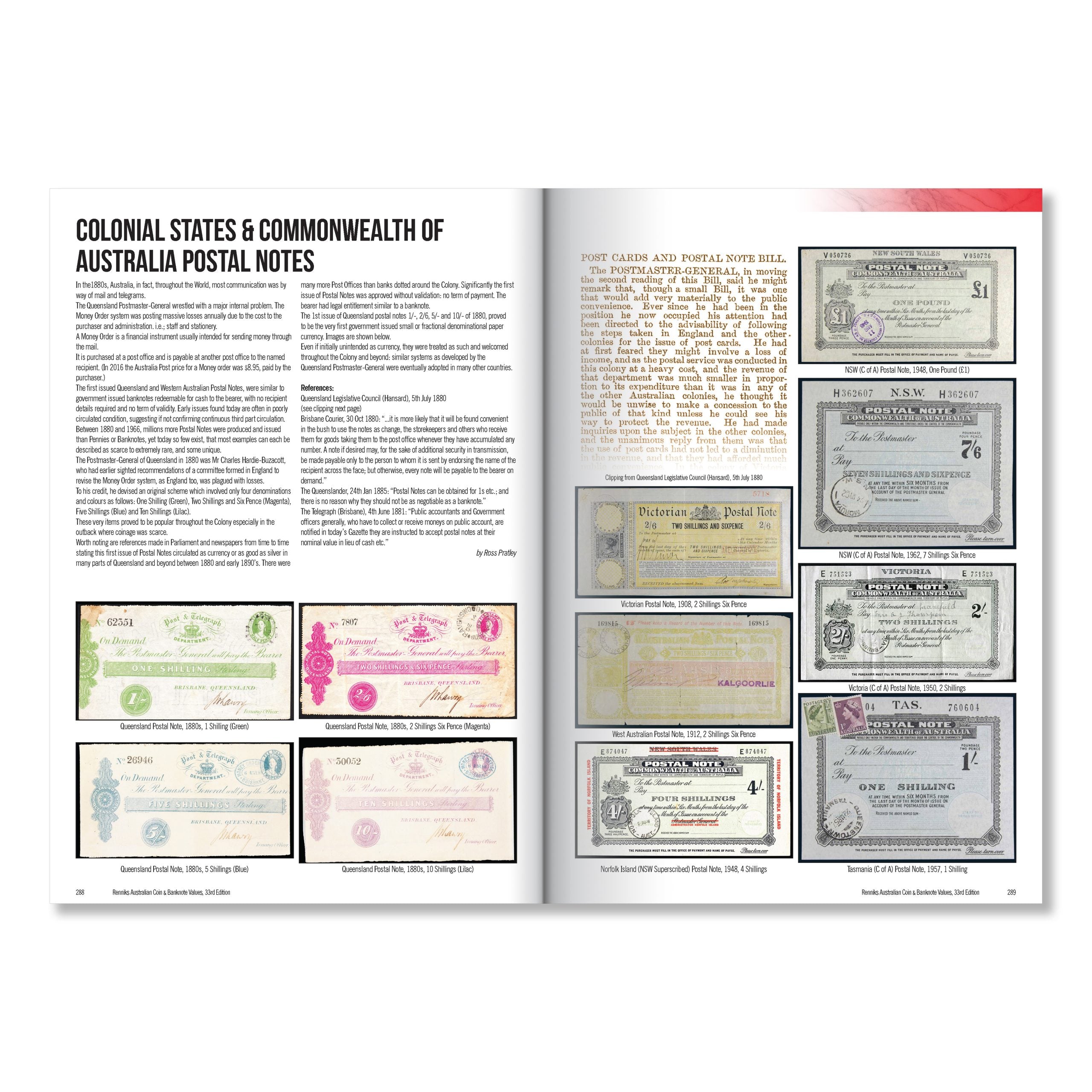 Renniks Australian Coin & Banknote Values 33rd Edition 2025 (Hardcover) - Official Numismatic Guide 1800-2025