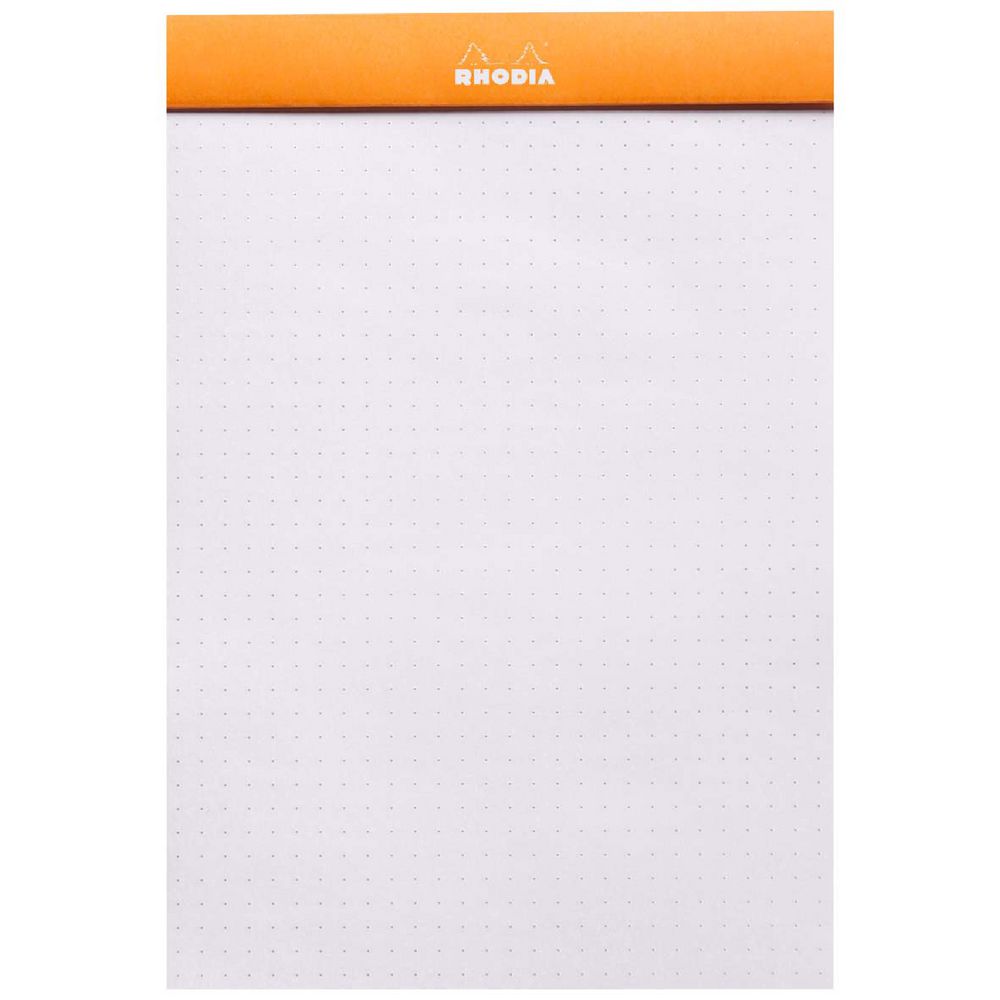 Rhodia No. 16 A5 Dot Grid Pad Orange 80 Sheets