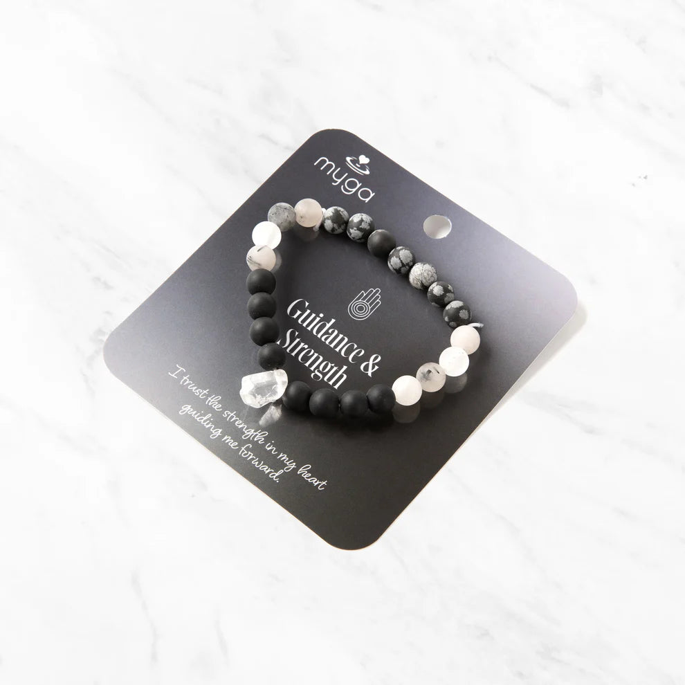 Myga Crystal Bead Bracelets Guidance & Strength