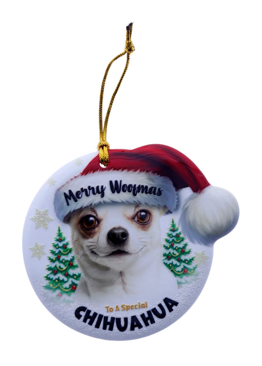 Christmas Sentiments Hanging Ceramic Pet Plaque