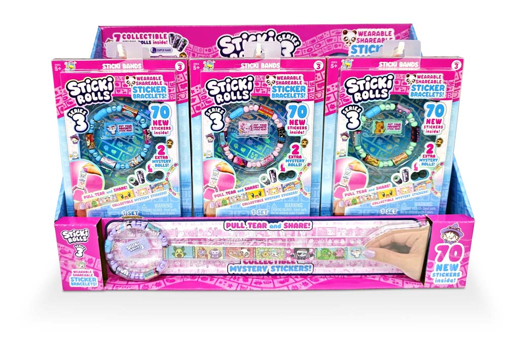 Sticki Rolls Sticki Band Sticki Bracelets Single Pack Series 3
