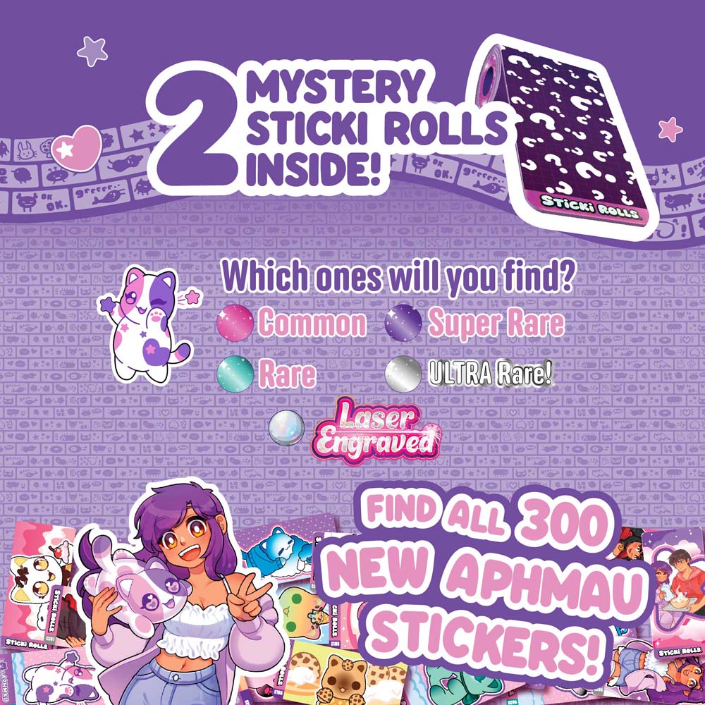 Sticki Rolls - Aphmau Sticki Bands Capsule