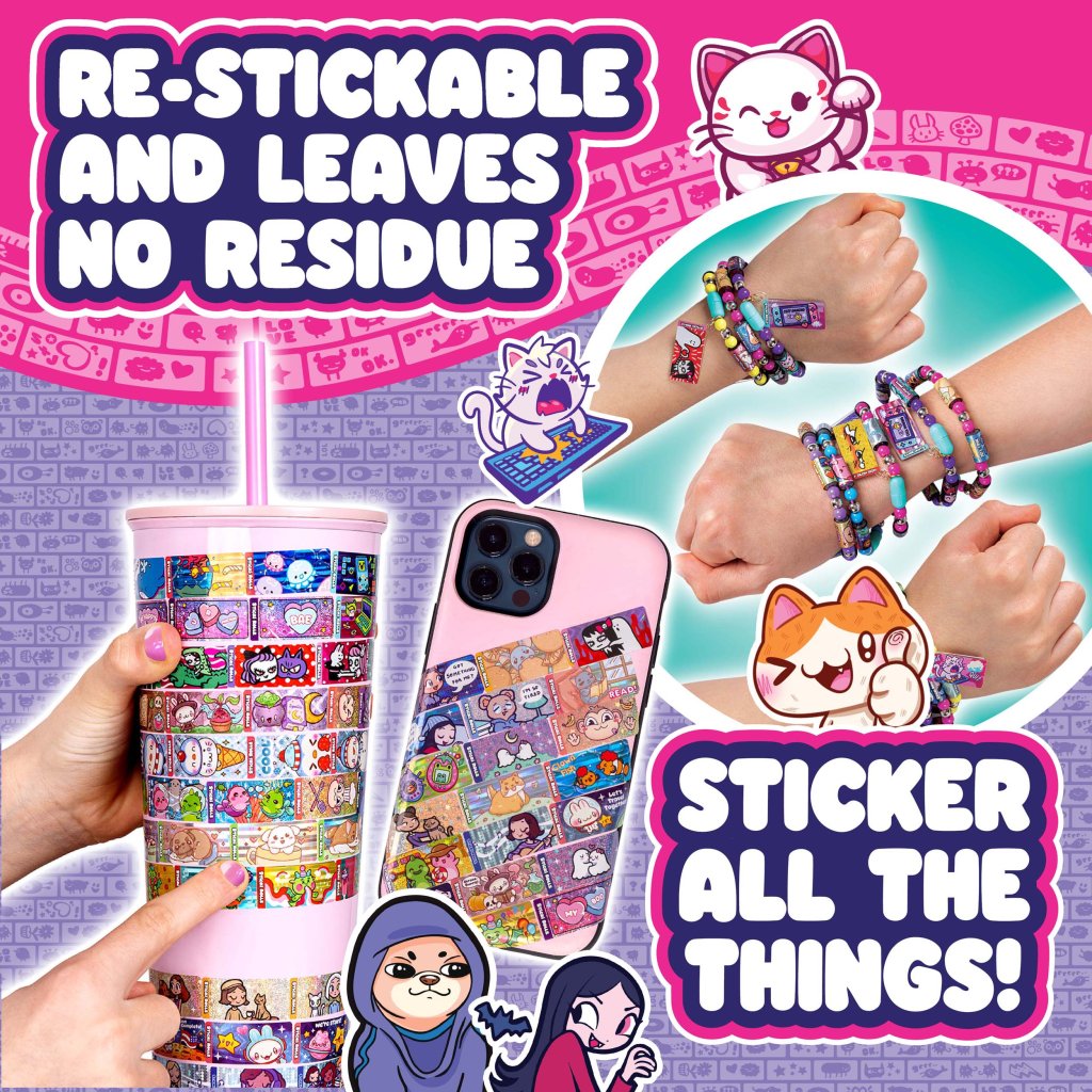 Sticki Rolls Sticki Stickers Book Pack Series 2