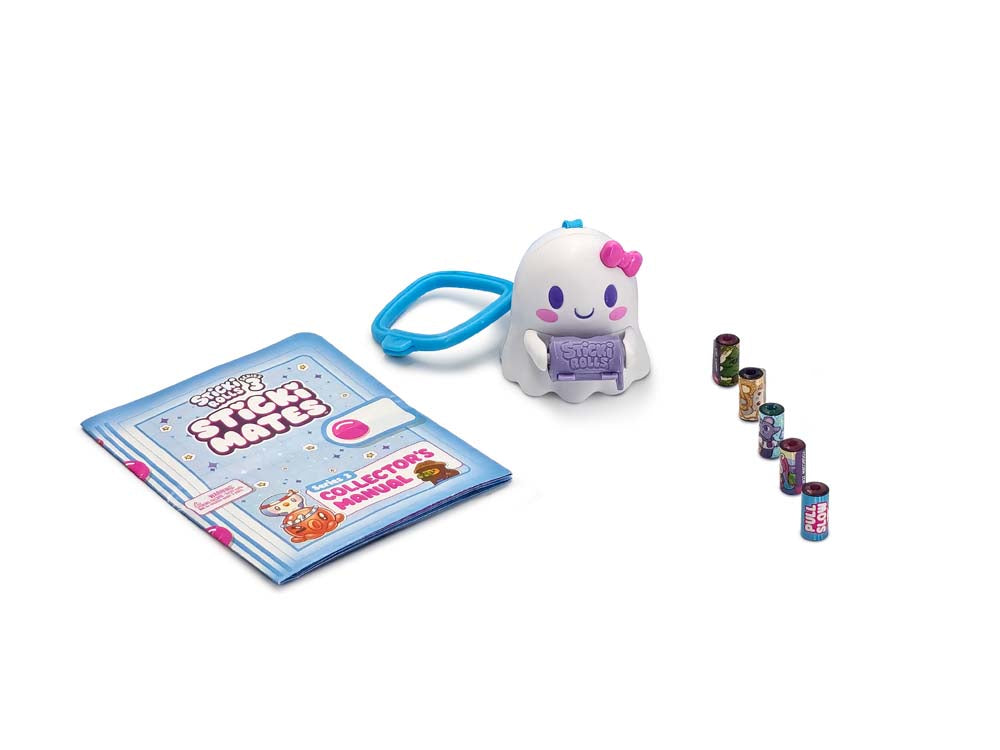 Sticki Rolls Sticki Mates Series 3 with Backpack Clip & 5 Sticker Rolls