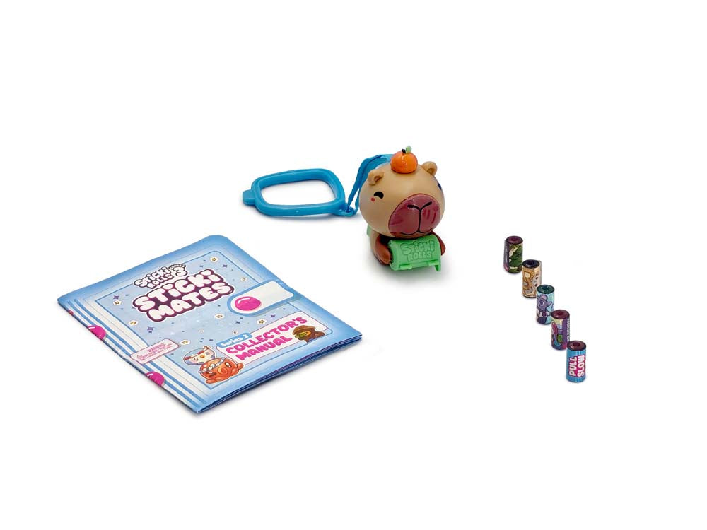 Sticki Rolls Sticki Mates Series 3 with Backpack Clip & 5 Sticker Rolls