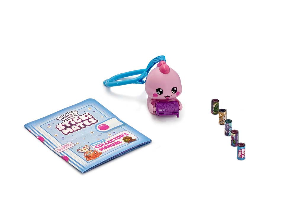 Sticki Rolls Sticki Mates Series 3 with Backpack Clip & 5 Sticker Rolls