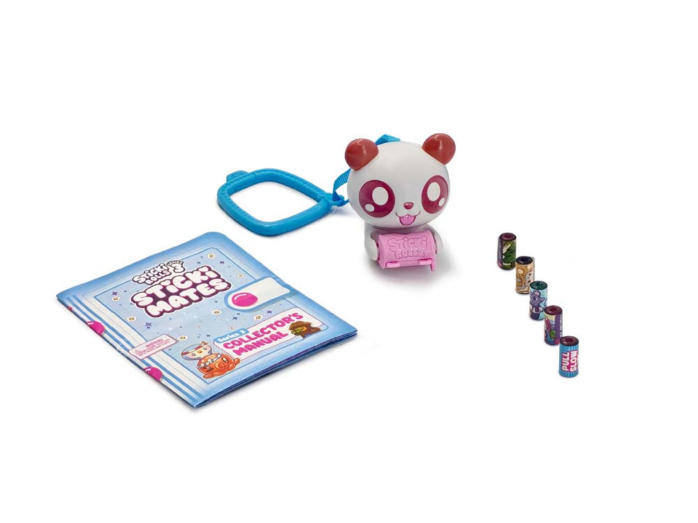 Sticki Rolls Sticki Mates Series 3 with Backpack Clip & 5 Sticker Rolls