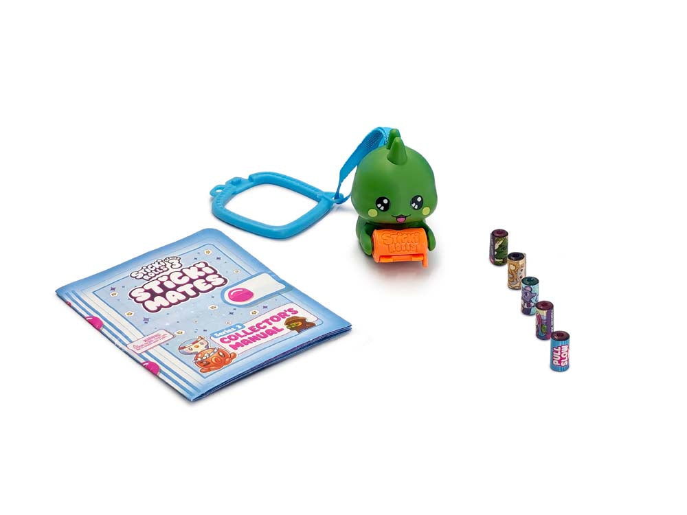 Sticki Rolls Sticki Mates Series 3 with Backpack Clip & 5 Sticker Rolls