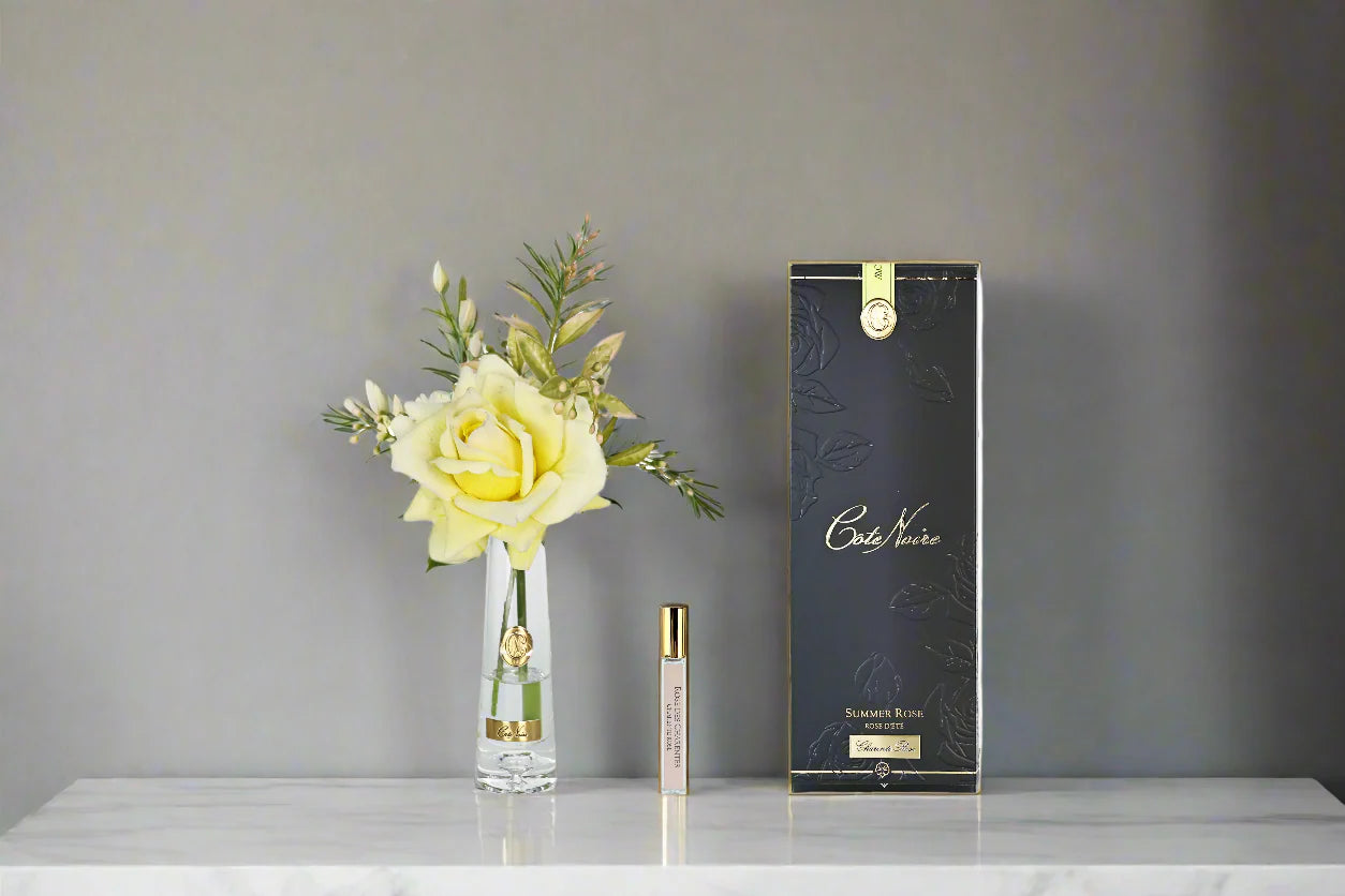 Cote Noire Summer Rose Yellow - Gold Badge - SRG08