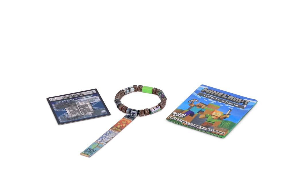 Sticki Rolls Minecraft Wristband Style 08 – Mob Friends purple