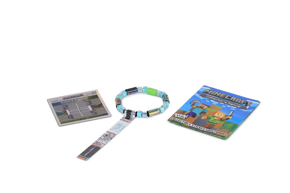 Sticki Rolls Minecraft Wristband Style 11 – Build Your Inventory grey