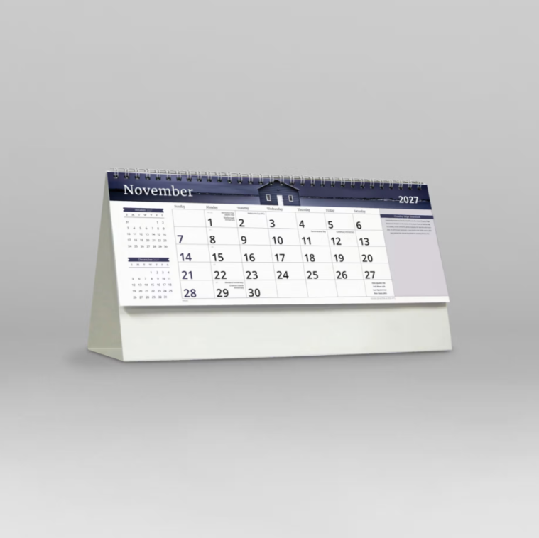 2027 Visions of Australia Spiral Desk Calendar 285x150mm