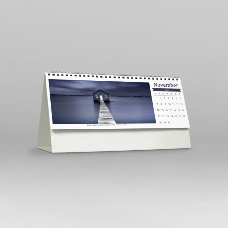 2027 Visions of Australia Spiral Desk Calendar 285x150mm