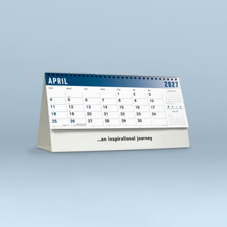 2027 Focus  Desk Calendar 285x150mm - Inspirational Desk Calendar