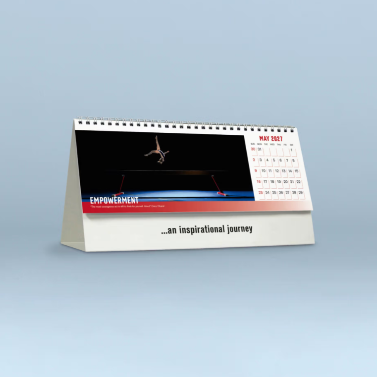 2027 Focus  Desk Calendar 285x150mm - Inspirational Desk Calendar