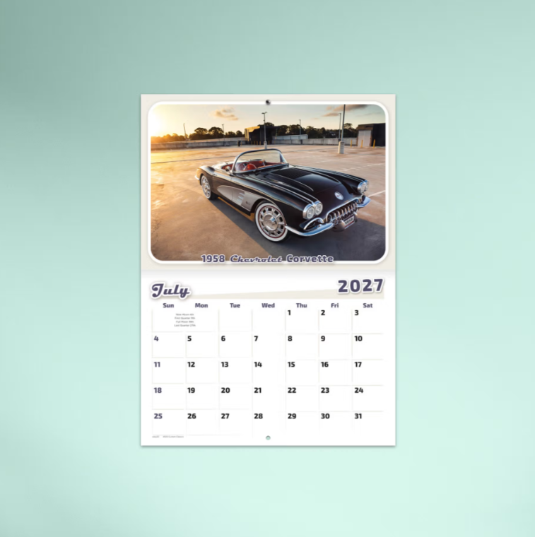 2027 Custom Classics Stitched Booklet Calendar 297x205mm