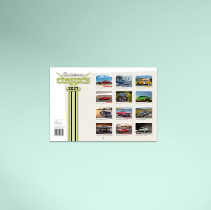 2027 Custom Classics Stitched Booklet Calendar 297x205mm