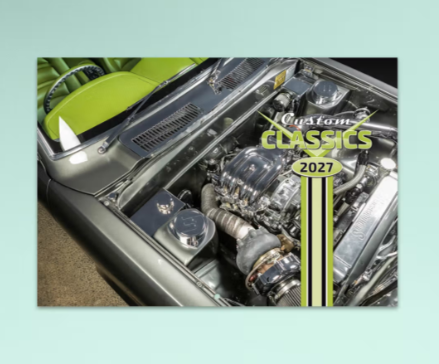 2027 Custom Classics Stitched Booklet Calendar 297x205mm