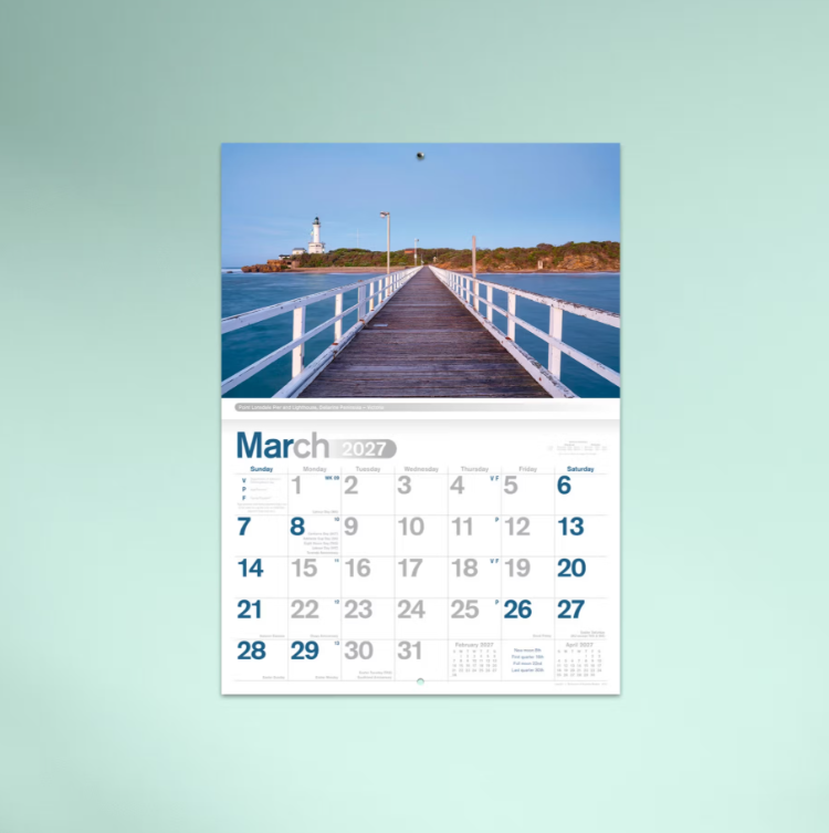 2027 Reflections of Australia Booklet Calendar 297x205mm