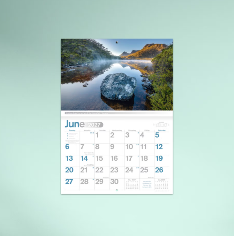 2027 Reflections of Australia Booklet Calendar 297x205mm