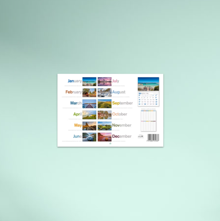 2027 Reflections of Australia Booklet Calendar 297x205mm