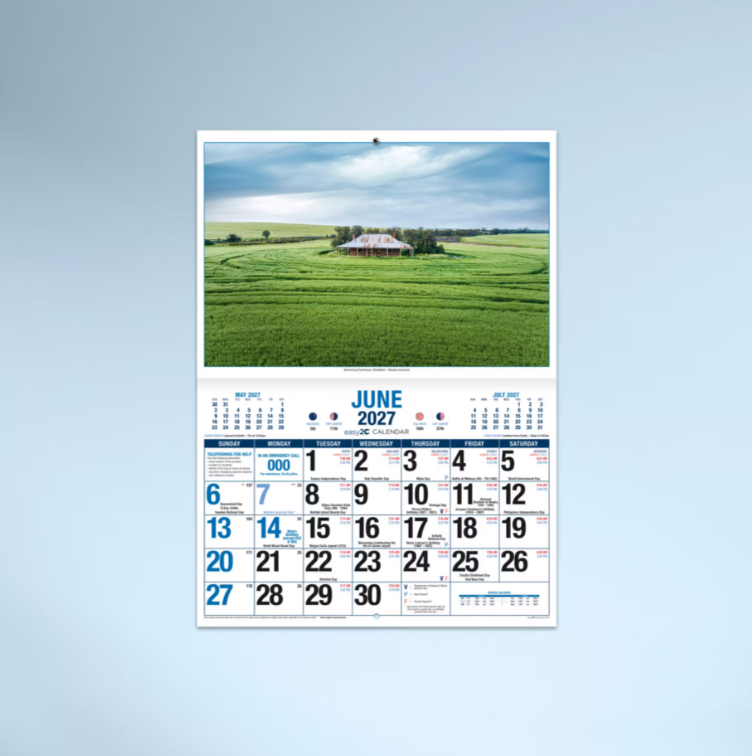 2027 easy2C Australian Images Booklet Calendar 297x205mm