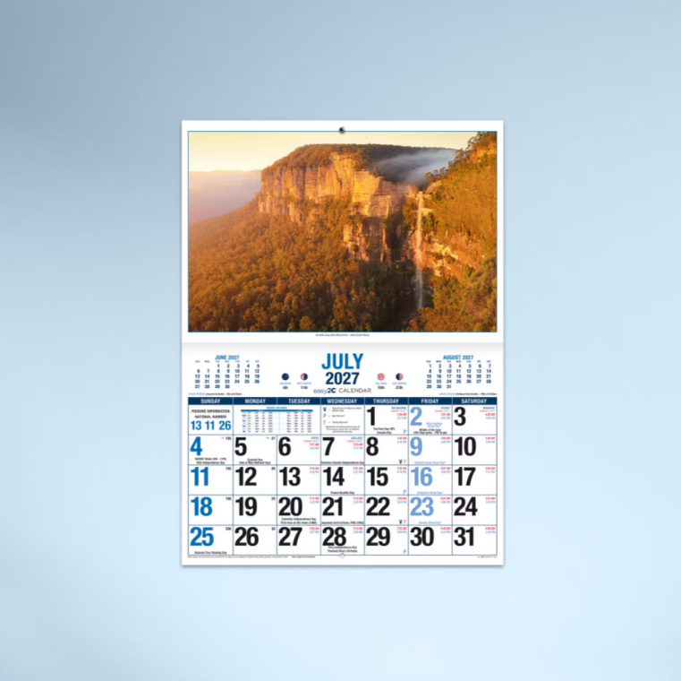 2027 easy2C Australian Images Booklet Calendar 297x205mm