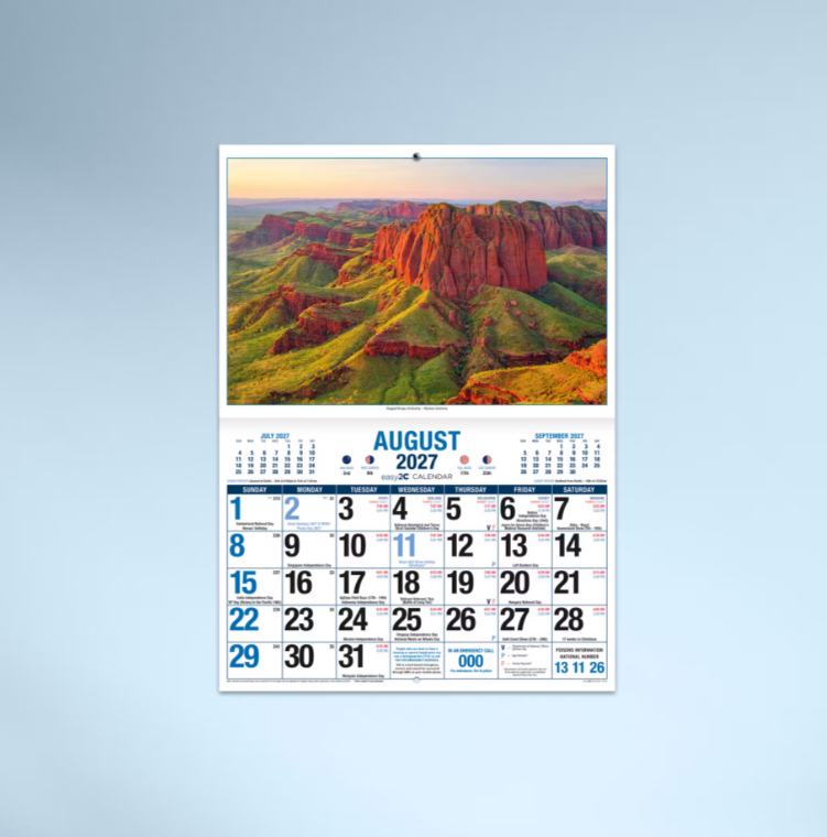 2027 easy2C Australian Images Booklet Calendar 297x205mm